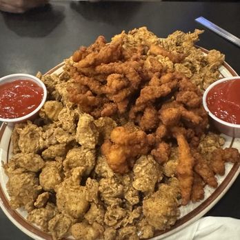 Broussard's Cajun Cuisine - Fried Cajun Three Way Sampler. The star. - Cajun/Creole Near Me - Cape Girardeau, Missouri Broussard's Cajun Cuisine - Fried Cajun Three Way Sampler. The star. - Cajun/Creole Near Me - Cape Girardeau, Missouri