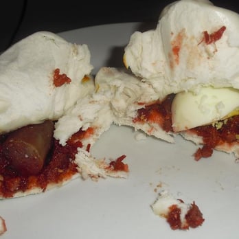 Chiu Quon Bakery - Steamed Bao with BBQ Pork, Egg and Chinese Sausage $1.20 - Bakeries Near Me - Chicago, Illinois