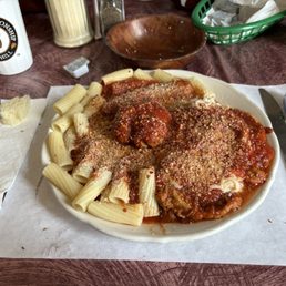 Eggplant parm.  The sauce itself was amazing!