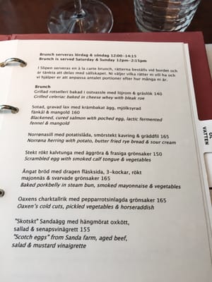 Menu photo 4 Oaxen Slip Stockholm, AB