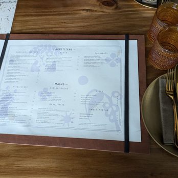 Pippal - Menu and gold silverware - Indian Near Me - Emeryville, California