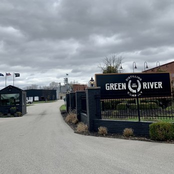Green River Distilling Company - Entrance gate (friendly gate guard!) - Distilleries Near Me - Owensboro, Kentucky Green River Distilling Company - Entrance gate (friendly gate guard!) - Distilleries Near Me - Owensboro, Kentucky