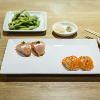 SUGARFISH | Manhattan Beach - A plate of SUGARFISH nigiri. - Sushi Bars Near Me - Manhattan Beach, California SUGARFISH | Manhattan Beach - A plate of SUGARFISH nigiri. - Sushi Bars Near Me - Manhattan Beach, California