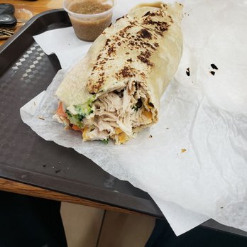 Chicks Natural - Tasty burrito. Loved the mash potatoes inside. - American Near Me - Encinitas, California