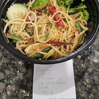 Osha Thai Kitchen - Lao style papaya salad - Thai Near Me - Houston, Texas