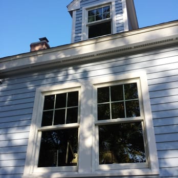 Renewal by Andersen - Double hung windows with top sash grille pattern only - Windows Installation Near Me - Saco, Maine