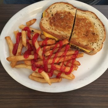 Kopper Kettle Restaurant - Patti melt on rye with fries - American Near Me - Pineville, North Carolina Kopper Kettle Restaurant - Patti melt on rye with fries - American Near Me - Pineville, North Carolina