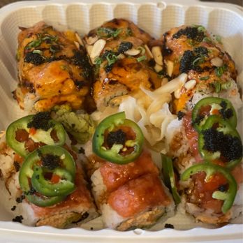 Komachi Sushi - Top: Extinguisher Bottom: Hot Night - Japanese Near Me - Lodi, California Komachi Sushi - Top: Extinguisher Bottom: Hot Night - Japanese Near Me - Lodi, California