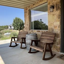 Tres Molinos Hill Country Ranch & Resort - Patio of Uban Cowboy Suite