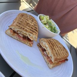 Chipotle chicken with side Caesar