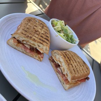 Pressed Cafe - Chipotle chicken with side Caesar - Sandwiches Near Me - Salem, New Hampshire
