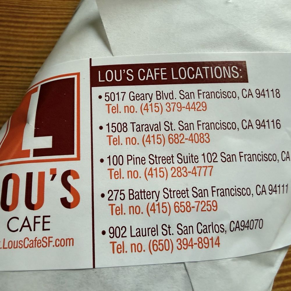 Lou's Cafe - Breakfast & Brunch Near Me - San Francisco, California