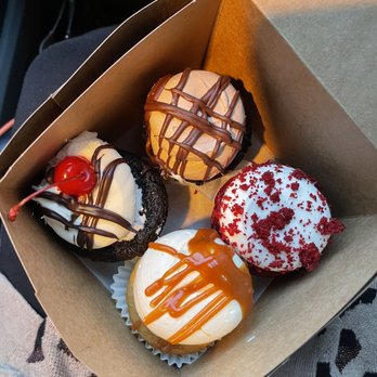 Mia's Bakery - Nutella, Red Velvet, Salted Caramel, and Black Forest cupcakes - Bakeries Near Me - Brooklyn, New York