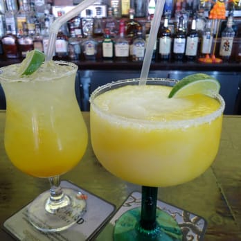 El Patron - Full sized Margaritas (regular-left, frozen-right) - Mexican Near Me - Flushing, New York El Patron - Full sized Margaritas (regular-left, frozen-right) - Mexican Near Me - Flushing, New York