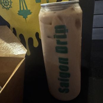 Saigon Drip Cafe - Custom milk tea can - Vietnamese Near Me - Seattle, Washington