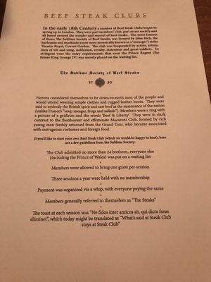 Menu photo 7 Hawksmoor London, XGL Menu photo 7 Hawksmoor London, XGL