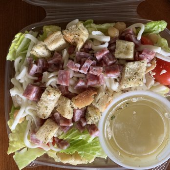 Croutons - Half of a chopped salad - Sandwiches Near Me - Redmond, Oregon Croutons - Half of a chopped salad - Sandwiches Near Me - Redmond, Oregon