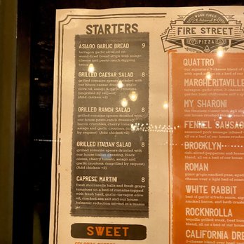 Fire Street Pizza - Menu - Pizza Near Me - Belton, Texas Fire Street Pizza - Menu - Pizza Near Me - Belton, Texas
