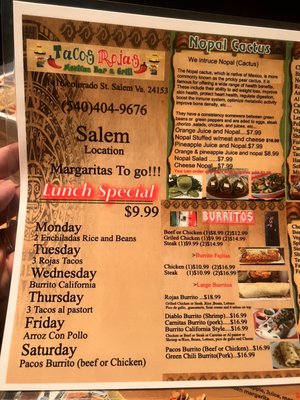 Menu photo 3 Tacos Rojas - Salem Salem, VA Menu photo 3 Tacos Rojas - Salem Salem, VA