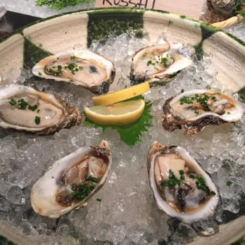 Tei Tei Robata Bar - Oyster sampler - Japanese Near Me - Dallas, Texas