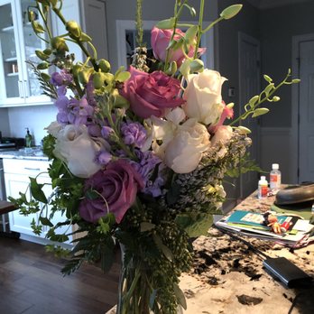 Preston Flowers & Gifts - New Bouquet I just received to correct the mixup at the store. - Florists Near Me - Cary, North Carolina Preston Flowers & Gifts - New Bouquet I just received to correct the mixup at the store. - Florists Near Me - Cary, North Carolina