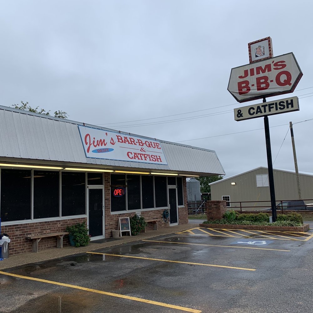 Jim's Bar-B-Que & Catfish - Front on Jim's Bar-B-Q - Barbeque Near Me - Waskom, Texas Jim's Bar-B-Que & Catfish - Front on Jim's Bar-B-Q - Barbeque Near Me - Waskom, Texas