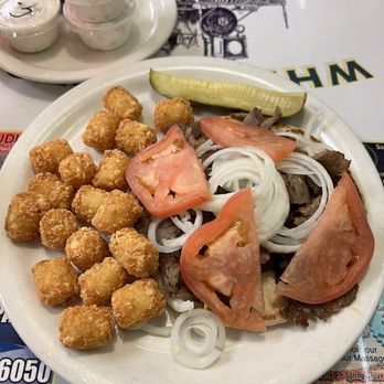 Whistle Stop Cafe - Gyro Plate (4/5) - Breakfast & Brunch Near Me - Fox Lake, Illinois Whistle Stop Cafe - Gyro Plate (4/5) - Breakfast & Brunch Near Me - Fox Lake, Illinois