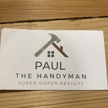 1. Paul the handyman