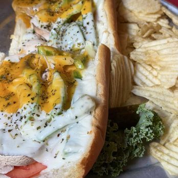 The Lancaster Dispensing Company - Veggie sandwich with chips - American Near Me - Lancaster, Pennsylvania The Lancaster Dispensing Company - Veggie sandwich with chips - American Near Me - Lancaster, Pennsylvania