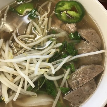Pho Nhy - Regular pho with round steak and beef balls - Vietnamese Near Me - San Jose, California Pho Nhy - Regular pho with round steak and beef balls - Vietnamese Near Me - San Jose, California