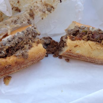 Leo's Steak Shop - Regular size. I couldn't finish it all. - Sandwiches Near Me - Folcroft, Pennsylvania