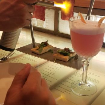 InClan Brutal - Pastrami and focaccia being torched tableside - Tapas Bars Near Me - Madrid, M