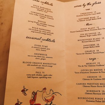 BOBO - menu - French Near Me - New York, New York