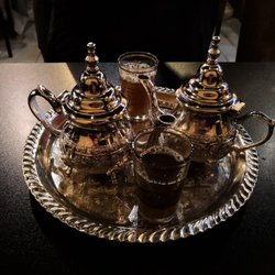 Agadir - Moroccan tea (Gunpowder green tea, fresh mint and sugar), just delicious