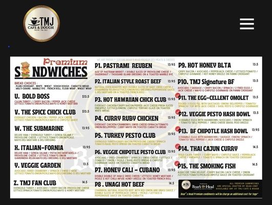 Menu photo 7 TMJ Cafe & Dough Gardena, CA Menu photo 7 TMJ Cafe & Dough Gardena, CA