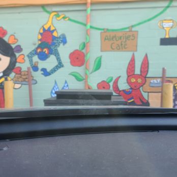 Alebrijes Cafe - The mural outside - Mexican Near Me - Dallas, Texas Alebrijes Cafe - The mural outside - Mexican Near Me - Dallas, Texas