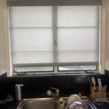 Excellent Blinds and Shutters - Blinds installed to deflect glare and full sun. Noticeable difference in kitchen temperature after installation. - Shades & Blinds Near Me - Ontario, California Excellent Blinds and Shutters - Blinds installed to deflect glare and full sun. Noticeable difference in kitchen temperature after installation. - Shades & Blinds Near Me - Ontario, California