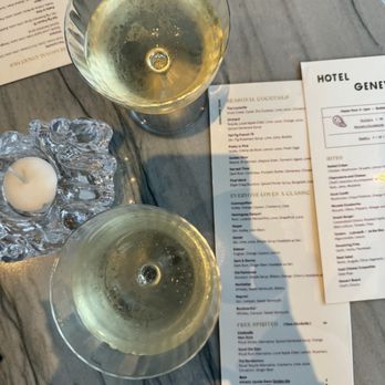 Hotel Genevieve - Happy hour Brut champagne, $5 a glass! - Wine Bars Near Me - Louisville, Kentucky