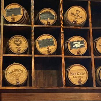 Radiator Whiskey - Barrels of whiskey - New American Near Me - Seattle, Washington