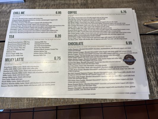 Menu photo 3 Roasting Water Westminster, CA