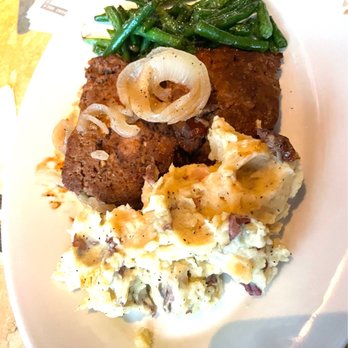 The Cheesecake Factory - Famous Factory Meatloaf with mashed potatoes and Green Beans** - Desserts Near Me - Birmingham, Alabama