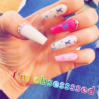 Rex Nail Salon - LV nails done by Tracy @ Rex Nails absolutely LOVE!! & obsessed Tracy's the best !!! - Nail Salons Near Me - Antioch, California Rex Nail Salon - LV nails done by Tracy @ Rex Nails absolutely LOVE!! & obsessed Tracy's the best !!! - Nail Salons Near Me - Antioch, California