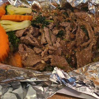 LUV Thai Cuisine - Golden garlic with beef - Thai Near Me - Austin, Texas