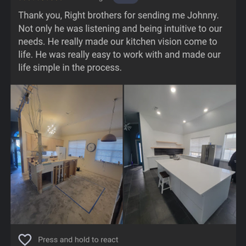 The Right Brothers Remodeling - Here's fake review lol unbelievable - General Contractors Near Me - Little Elm, Texas The Right Brothers Remodeling - Here's fake review lol unbelievable - General Contractors Near Me - Little Elm, Texas