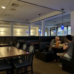 Vernon Pizza Restaurant - View from table - dining area
