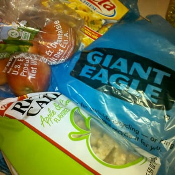 Giant Eagle - the contents of a grocery bag - Grocery Near Me - Garfield Heights, Ohio