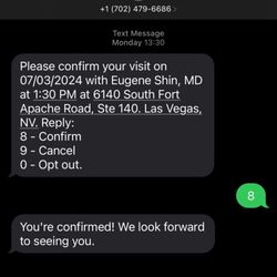 Valley Oaks Medical Group - Southern Hills - Confirmation text from office- no where does it state being 30 minutes early.