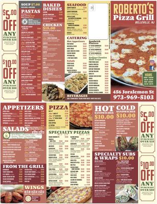 Menu photo 3 Roberto's Pizza Belleville, NJ Menu photo 3 Roberto's Pizza Belleville, NJ