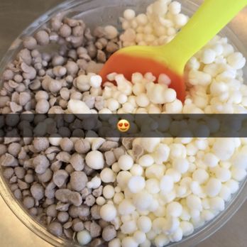 Dippin' Dots - Color-changing spoons, Y'all!  :) - Ice Cream & Frozen Yogurt Near Me - Panama City Beach, Florida