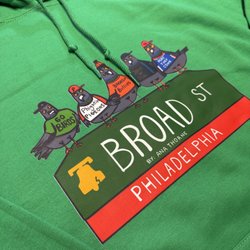 Monkey's Uncle - Ana Thorne Broad Street Pigeons Hoodie